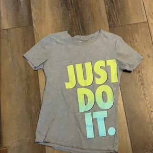 “just do it” tee shirt